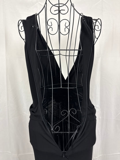 Gucci Abito da Sera by Tom Ford con Spilla gioiello Nero - Pally Vintage Closet