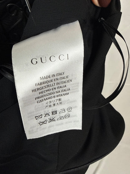 Gucci Abito da Sera by Tom Ford con Spilla gioiello Nero - Pally Vintage Closet