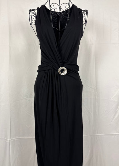 Gucci Abito da Sera by Tom Ford con Spilla gioiello Nero - Pally Vintage Closet