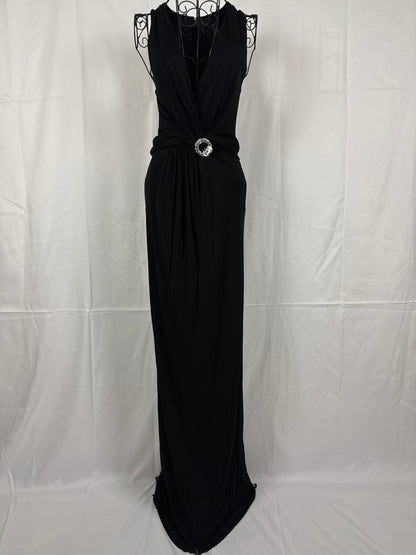 Gucci Abito da Sera by Tom Ford con Spilla gioiello Nero - Pally Vintage Closet