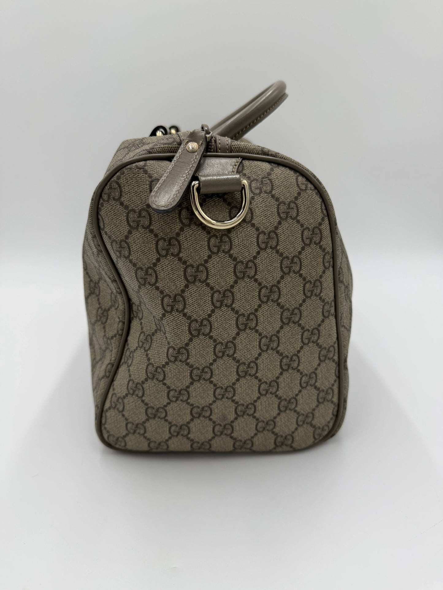 Gucci-Bauletto-Joy-in-Tela-GG-Supreme-e-Pelle-Taupe-69515622973764 - Pally Vintage Closet