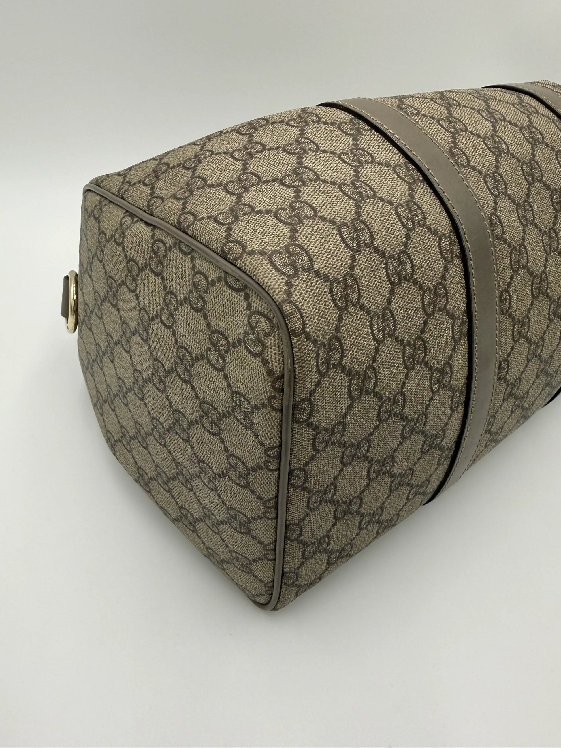 Gucci-Bauletto-Joy-in-Tela-GG-Supreme-e-Pelle-Taupe-69515623137604 - Pally Vintage Closet