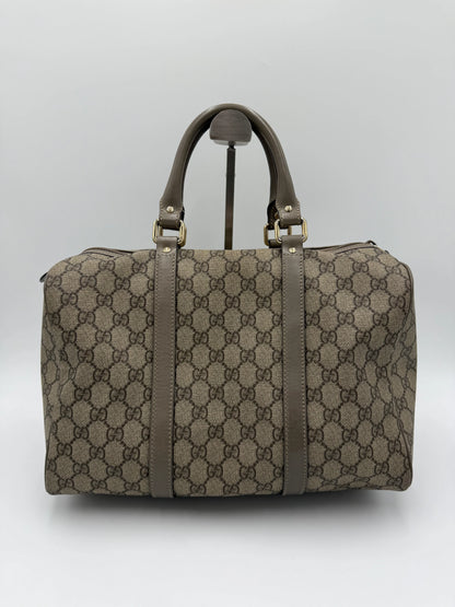 Gucci-Bauletto-Joy-in-Tela-GG-Supreme-e-Pelle-Taupe-69515623366980 - Pally Vintage Closet