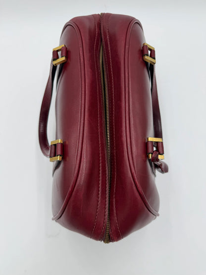 Gucci-Bauletto-Vintage-in-Pelle-Liscia-Bordeaux-69515592532292 - Pally Vintage Closet
