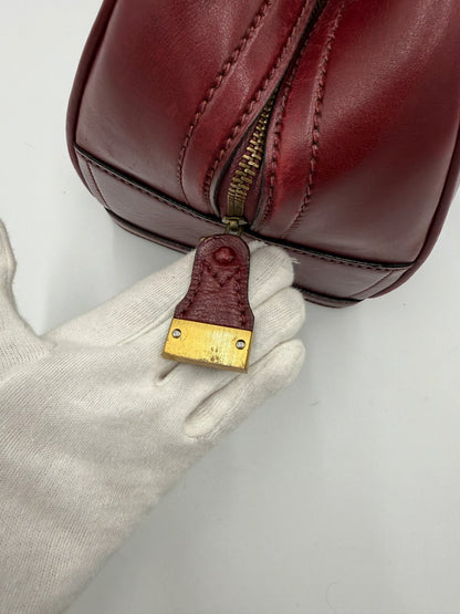 Gucci-Bauletto-Vintage-in-Pelle-Liscia-Bordeaux-69515592565060 - Pally Vintage Closet