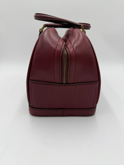 Gucci-Bauletto-Vintage-in-Pelle-Liscia-Bordeaux-69515592630596 - Pally Vintage Closet