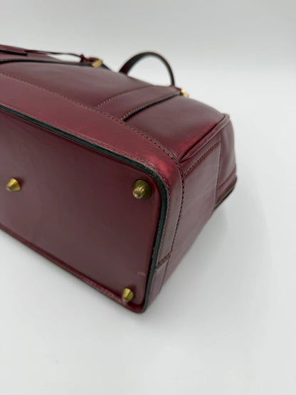 Gucci-Bauletto-Vintage-in-Pelle-Liscia-Bordeaux-69515592663364 - Pally Vintage Closet