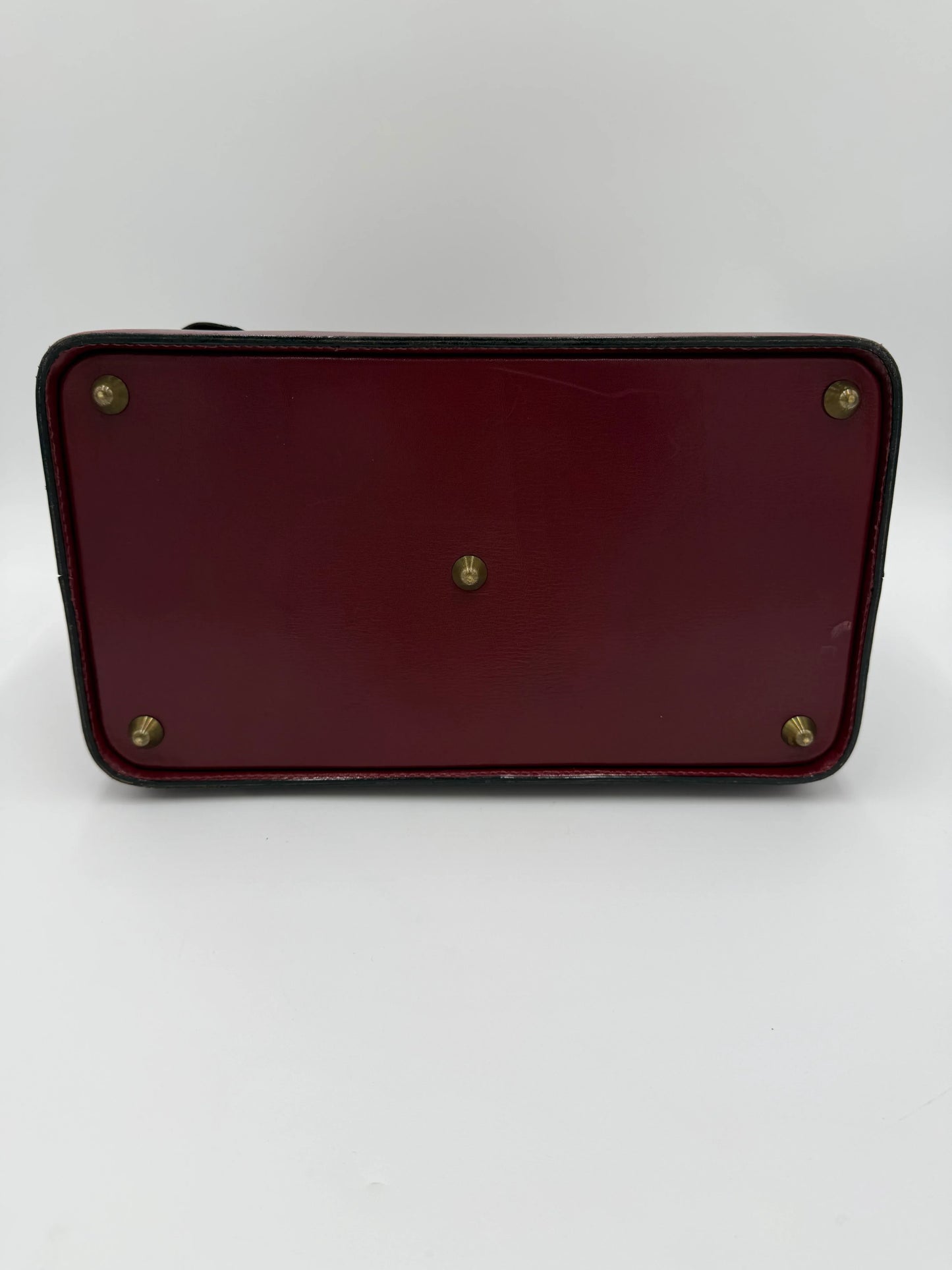 Gucci-Bauletto-Vintage-in-Pelle-Liscia-Bordeaux-69515592696132 - Pally Vintage Closet