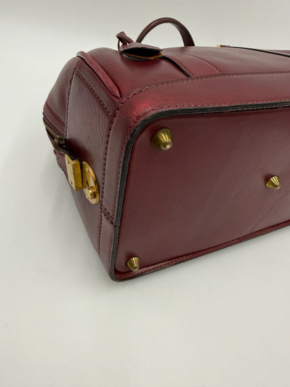 Gucci-Bauletto-Vintage-in-Pelle-Liscia-Bordeaux-69515592728900 - Pally Vintage Closet