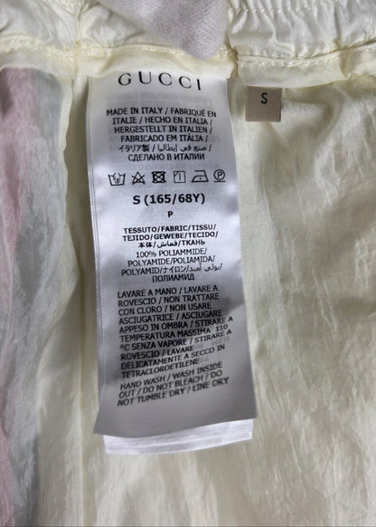 Gucci Bermuda in Nylon con Bande Web Avorio - Pally Vintage Closet