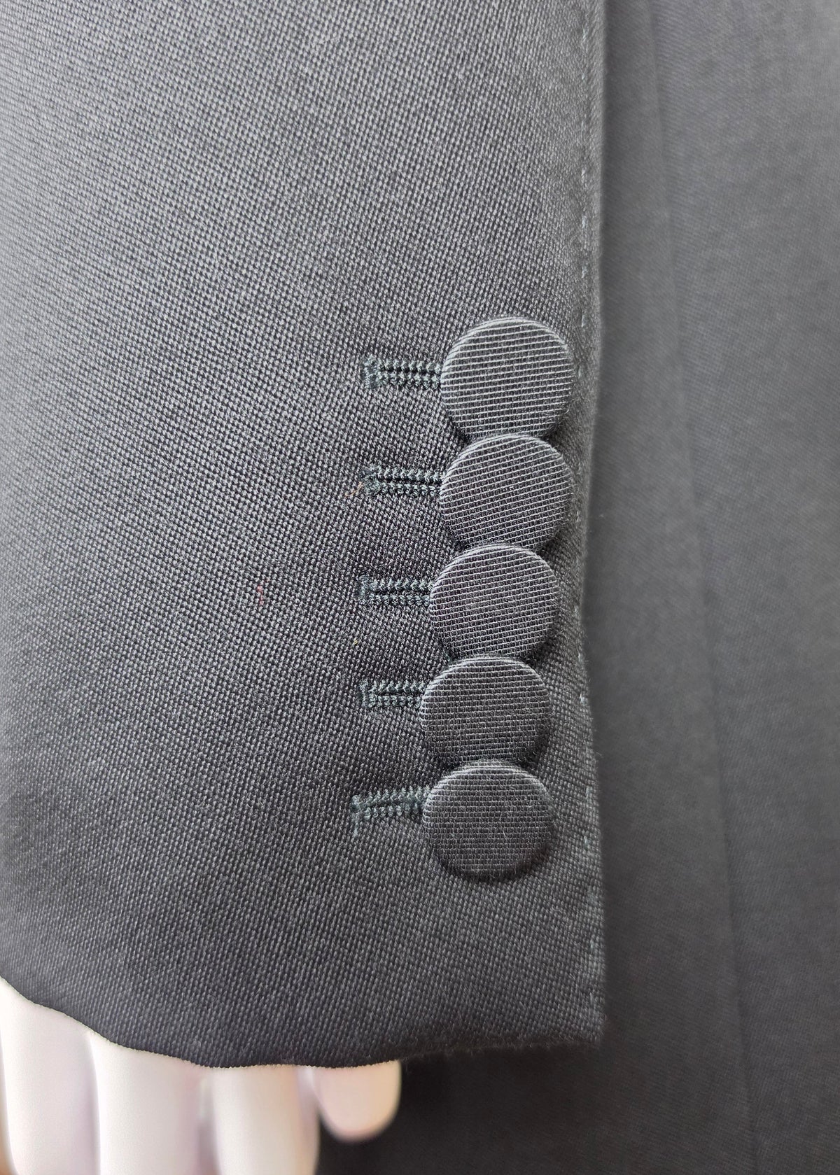 Gucci Blazer da Smoking in Lana con Revers a Scialle Nero - Pally Vintage Closet