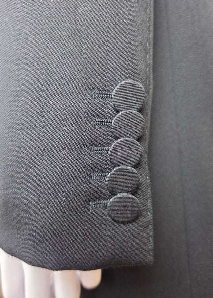 Gucci Blazer da Smoking in Lana con Revers a Scialle Nero - Pally Vintage Closet