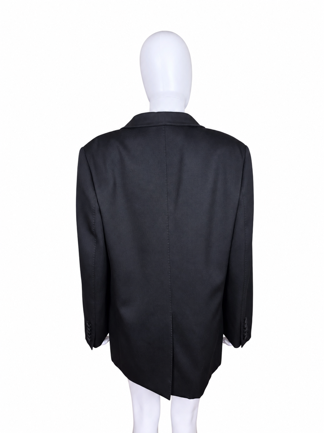 Gucci Blazer da Smoking in Lana con Revers a Scialle Nero - Pally Vintage Closet