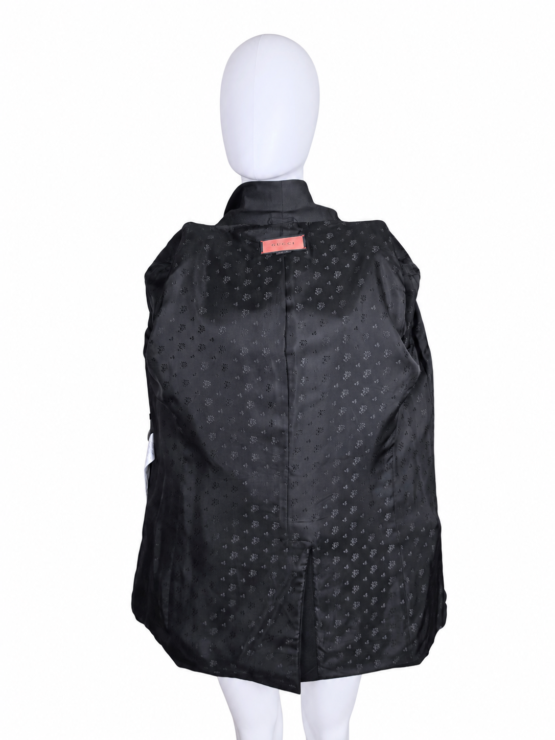 Gucci Blazer da Smoking in Lana con Revers a Scialle Nero - Pally Vintage Closet