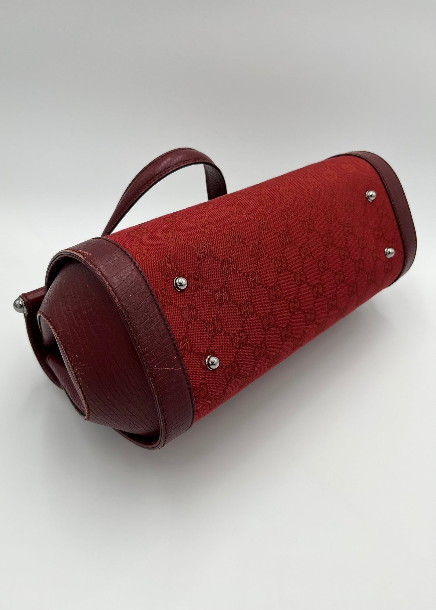 Gucci Borsa Bamboo Bullet Vintage Rossa