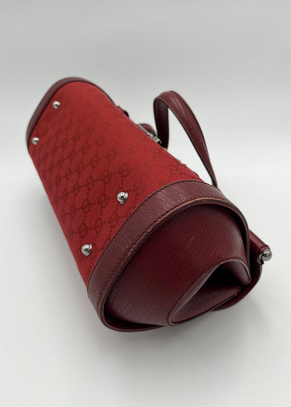 Gucci Borsa Bamboo Bullet Vintage Rossa