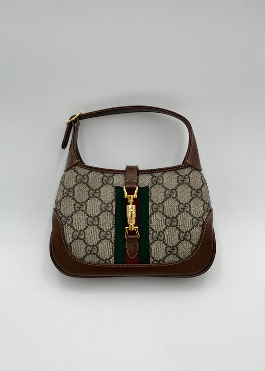 Gucci Borsa Jackie 1961 Mini in canvas GG