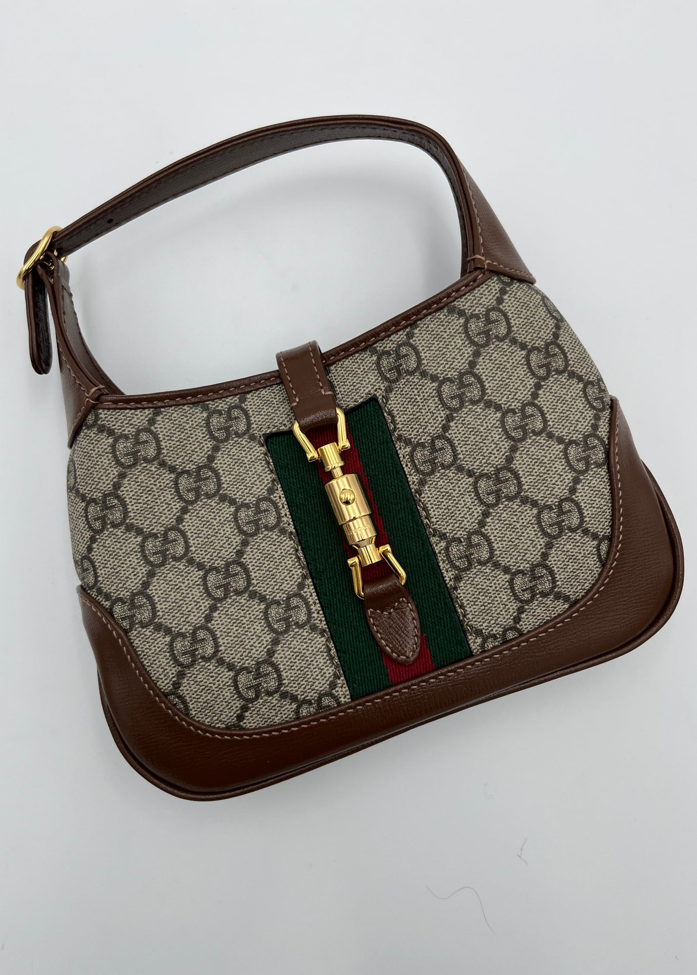Gucci Borsa Jackie 1961 Mini in canvas GG