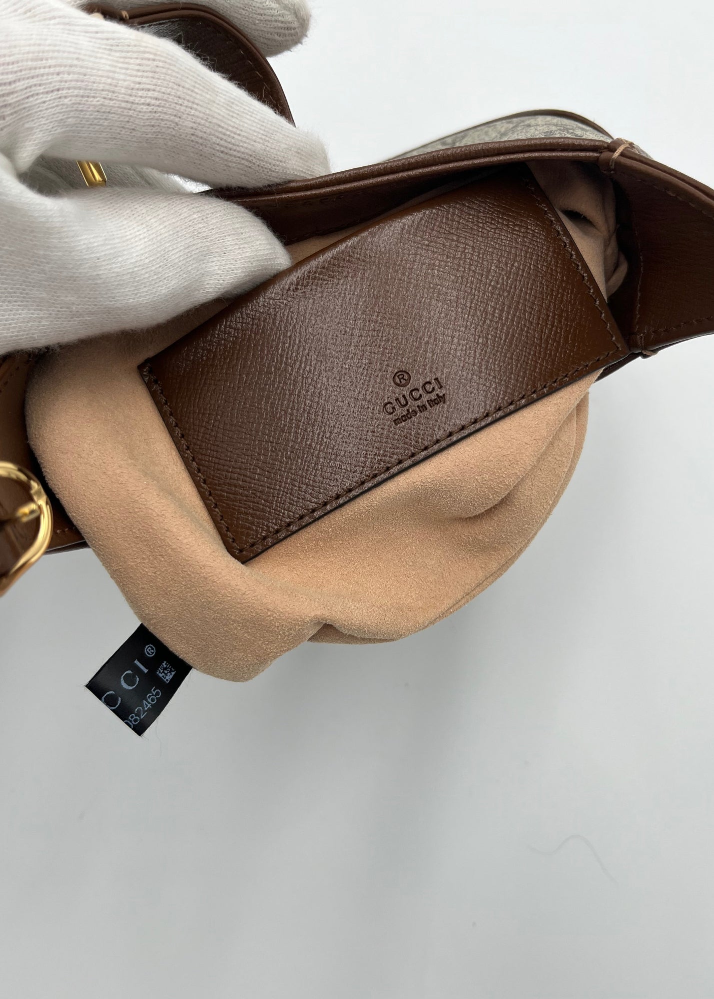 Gucci Borsa Jackie 1961 Mini in canvas GG