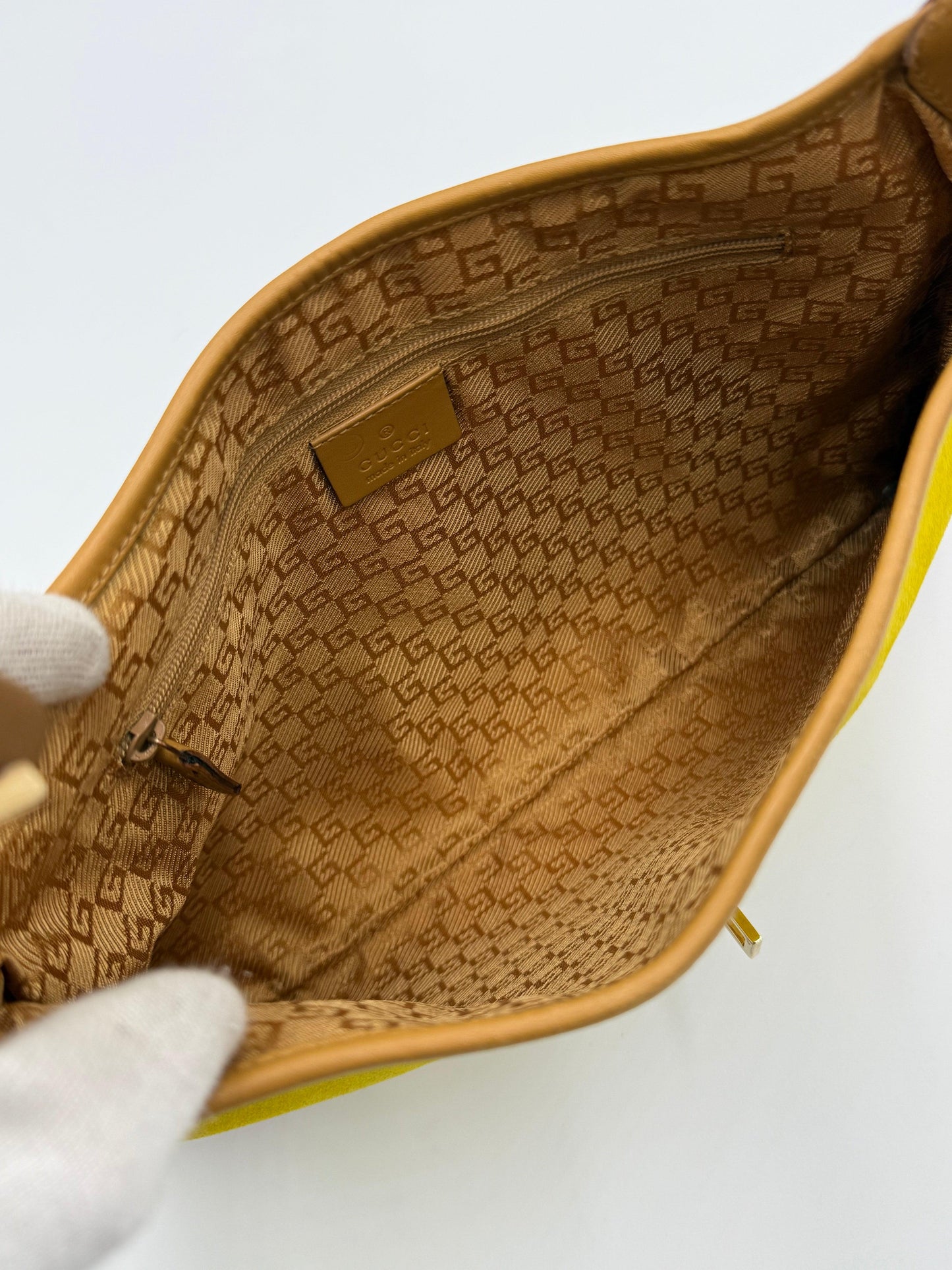 Gucci-Borsa-Jackie-Vintage-Edizione-Speciale-in-Camoscio-Giallo-e-Manico-in-Bamboo-70493948051780 - Pally Vintage Closet