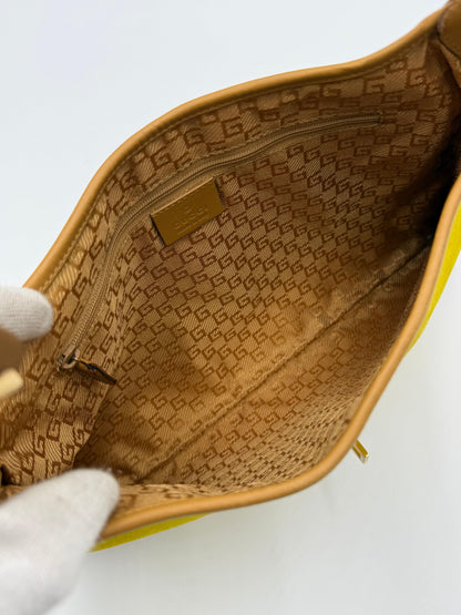 Gucci-Borsa-Jackie-Vintage-Edizione-Speciale-in-Camoscio-Giallo-e-Manico-in-Bamboo-70493948051780 - Pally Vintage Closet