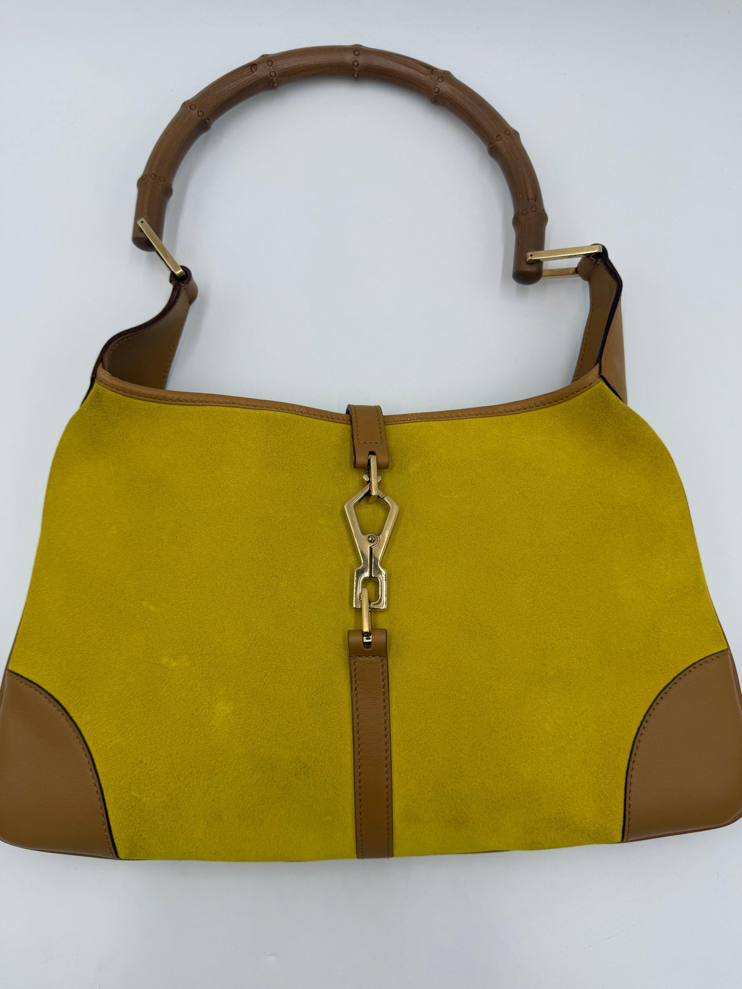 Gucci-Borsa-Jackie-Vintage-Edizione-Speciale-in-Camoscio-Giallo-e-Manico-in-Bamboo-70493948313924 - Pally Vintage Closet