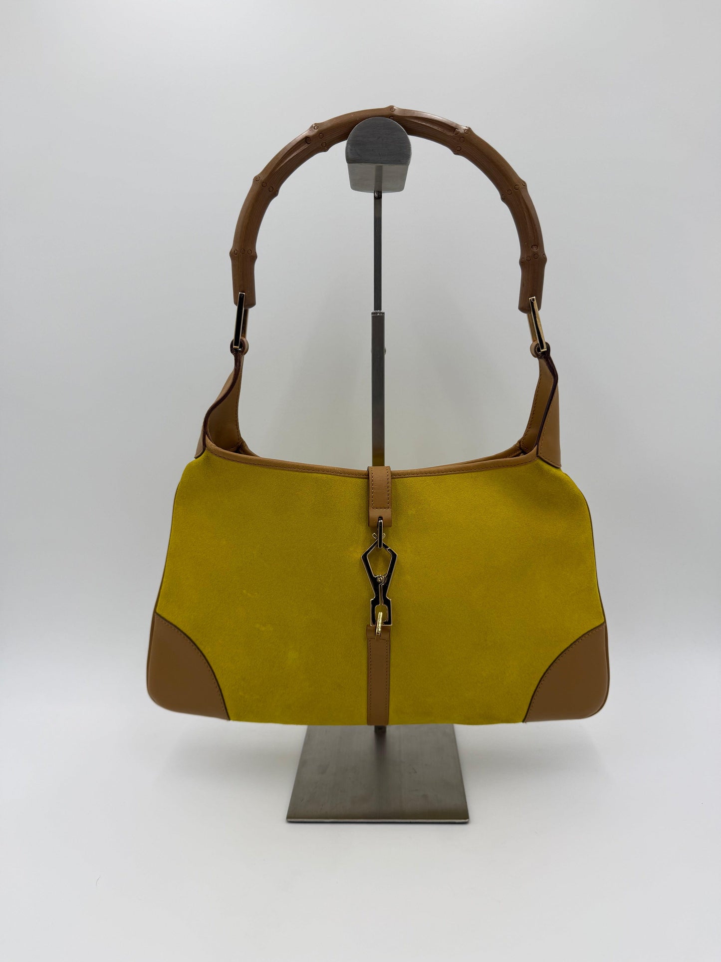 Gucci-Borsa-Jackie-Vintage-Edizione-Speciale-in-Camoscio-Giallo-e-Manico-in-Bamboo-70493948510532 - Pally Vintage Closet