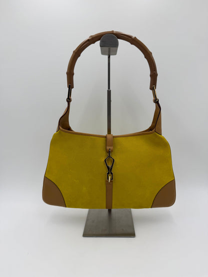 Gucci-Borsa-Jackie-Vintage-Edizione-Speciale-in-Camoscio-Giallo-e-Manico-in-Bamboo-70493948510532 - Pally Vintage Closet