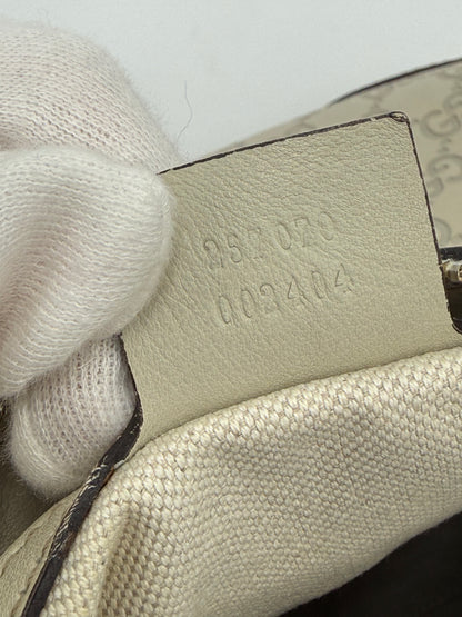 Gucci Borsa Lovely Heart Hobo in Pelle Guccissima Avorio - Pally Vintage Closet