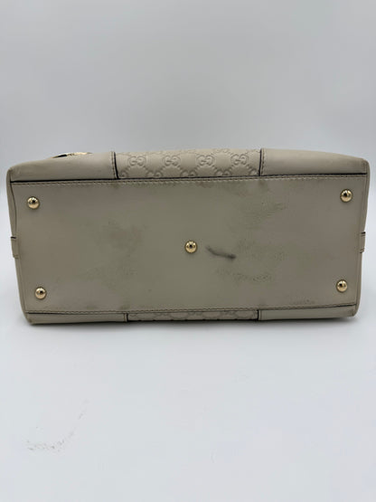 Gucci Borsa Lovely Heart Hobo in Pelle Guccissima Avorio - Pally Vintage Closet