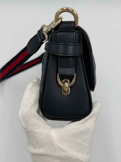 Gucci Borsa Luce a Spalla in Denim GG e Pelle - Pally Vintage Closet