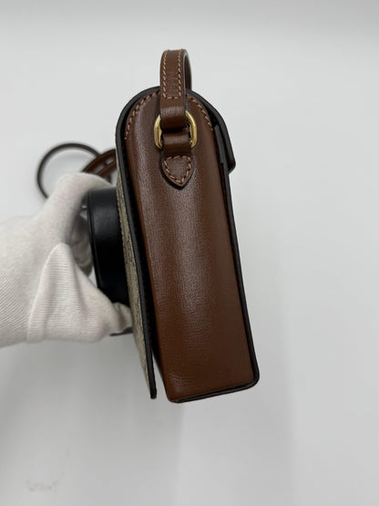 Gucci-Borsa-Script-Logo-Heart-GG-Supreme-a-Tracolla-Marrone-70420568932676 - Pally Vintage Closet