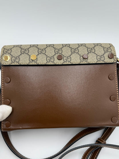 Gucci-Borsa-Script-Logo-Heart-GG-Supreme-a-Tracolla-Marrone-70420569030980 - Pally Vintage Closet