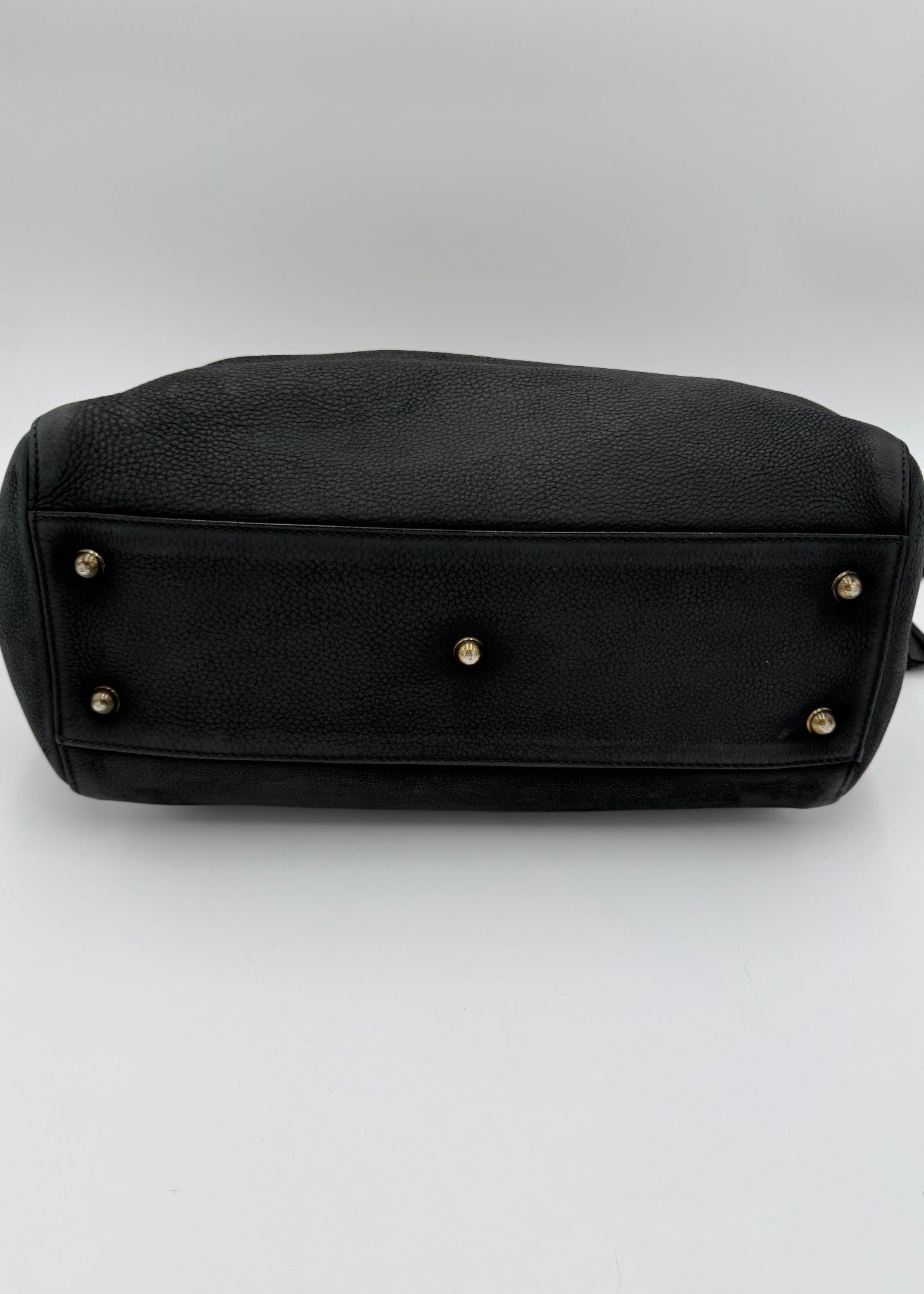 Gucci Borsa Tote Padlock Vintage Pelle Antracite