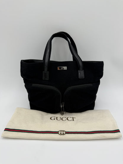 Gucci Borsa Vintage Tom Ford in Feltro Nera - Pally Vintage Closet