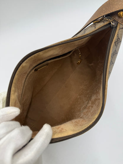 Gucci Borsa Vintage a Tracolla in Tela Monogram GG Marrone - Pally Vintage Closet