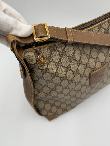 Gucci Borsa Vintage a Tracolla in Tela Monogram GG Marrone - Pally Vintage Closet