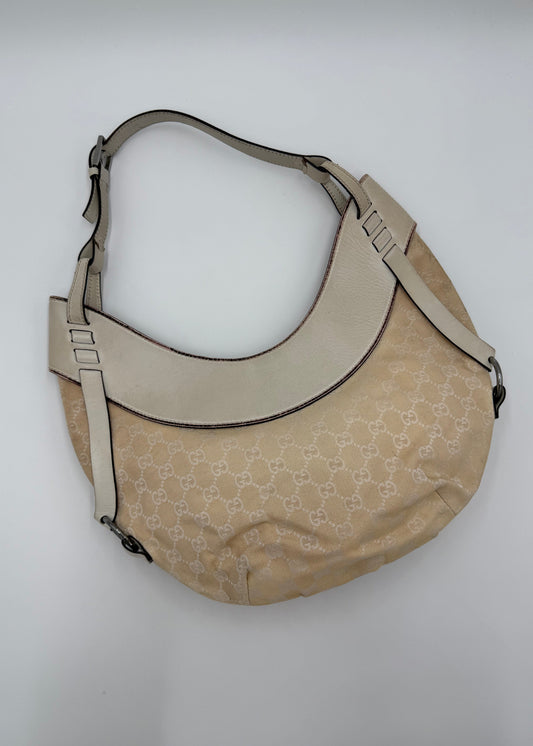 Gucci Borsa Vintage in tela Monogram Avorio