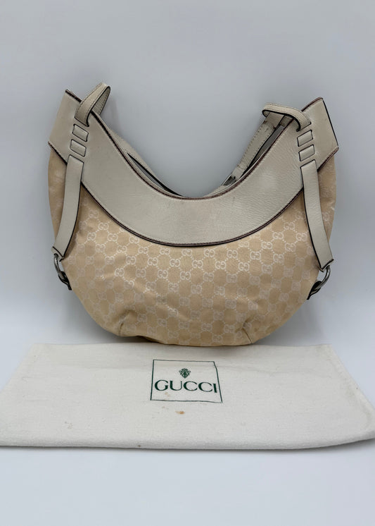 Gucci Borsa Vintage in tela Monogram Avorio