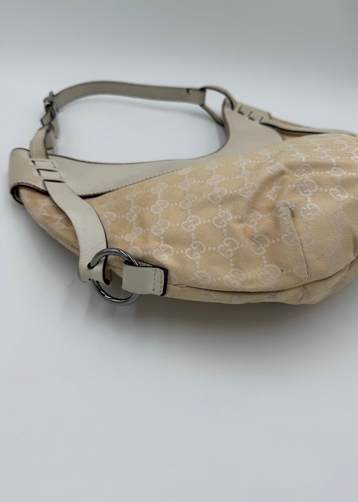 Gucci Borsa Vintage in tela Monogram Avorio