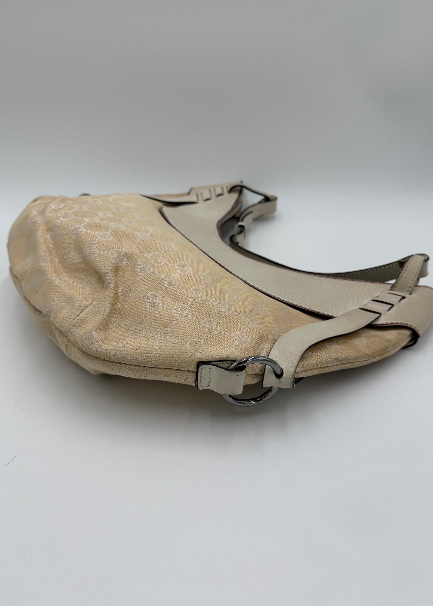 Gucci Borsa Vintage in tela Monogram Avorio