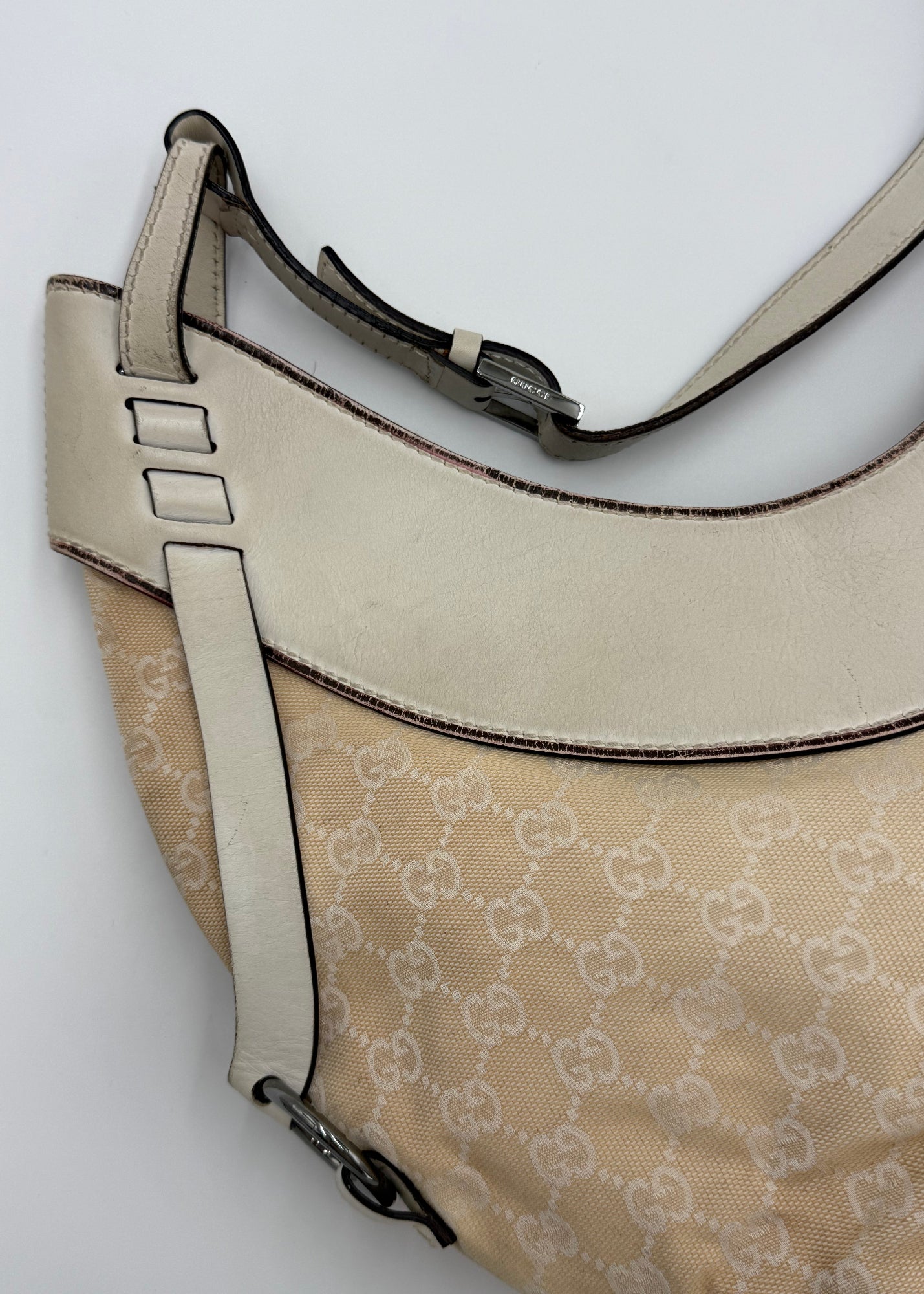 Gucci Borsa Vintage in tela Monogram Avorio