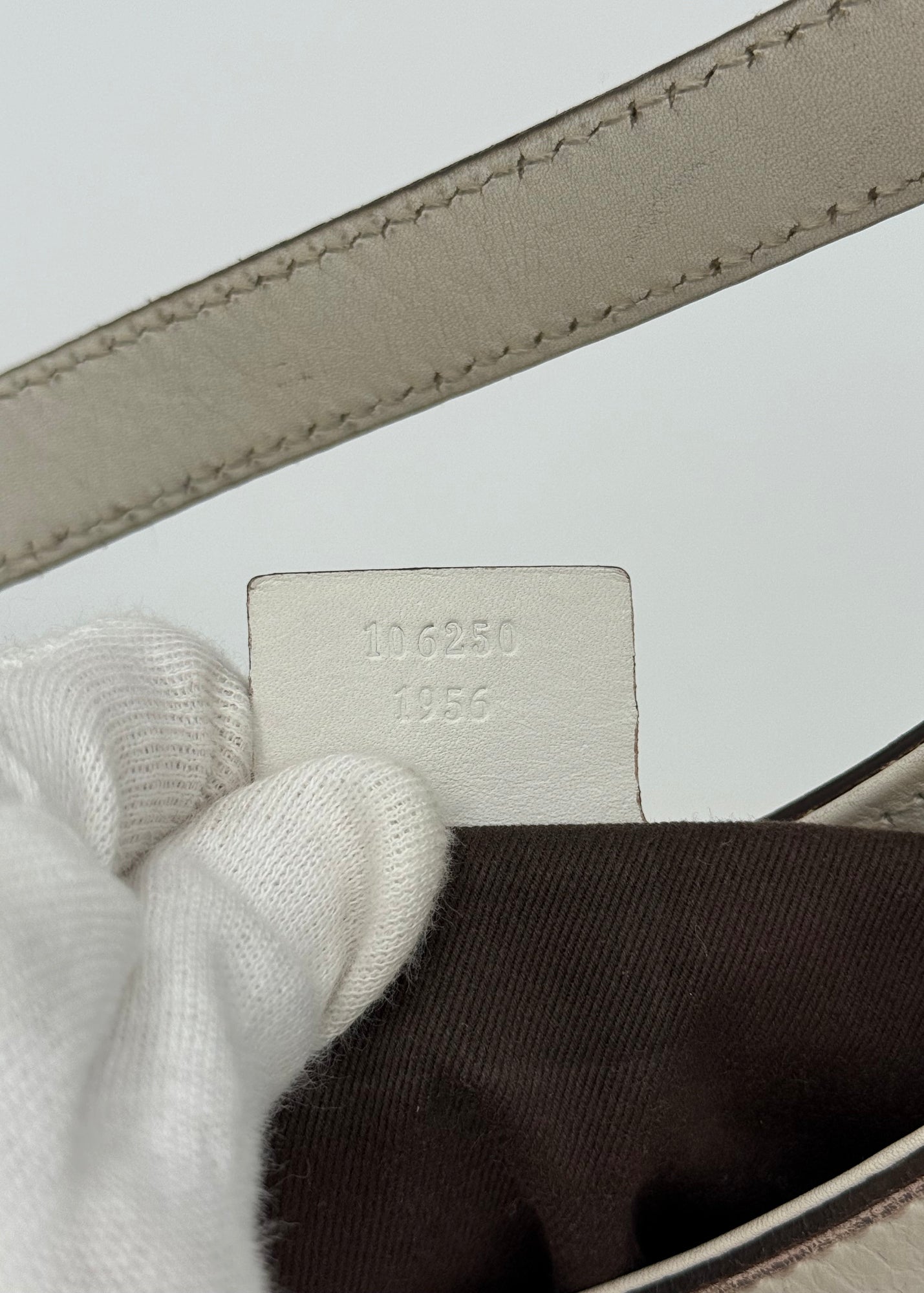 Gucci Borsa Vintage in tela Monogram Avorio