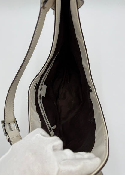 Gucci Borsa Vintage in tela Monogram Avorio