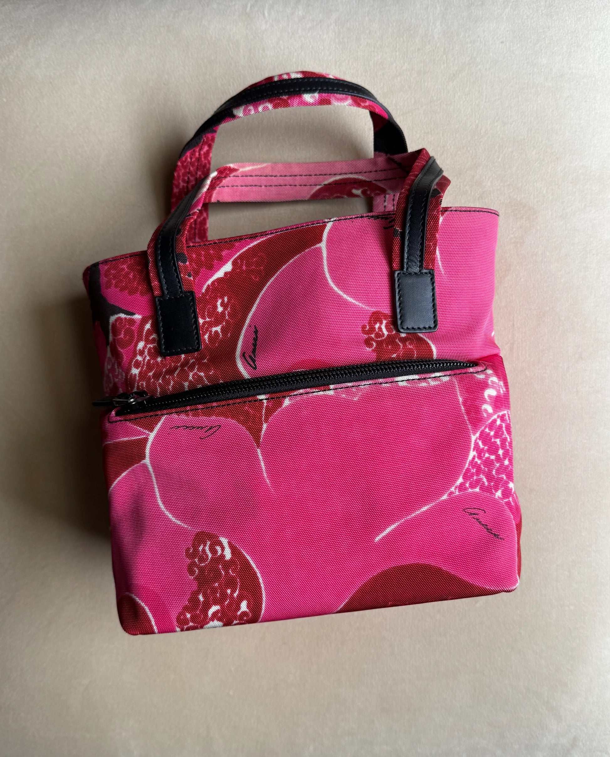 Gucci-Borsa-a-Mano-Vintage-1999-Acid-Flower-in-Tela-Floreale-70136867684676 - Pally Vintage Closet