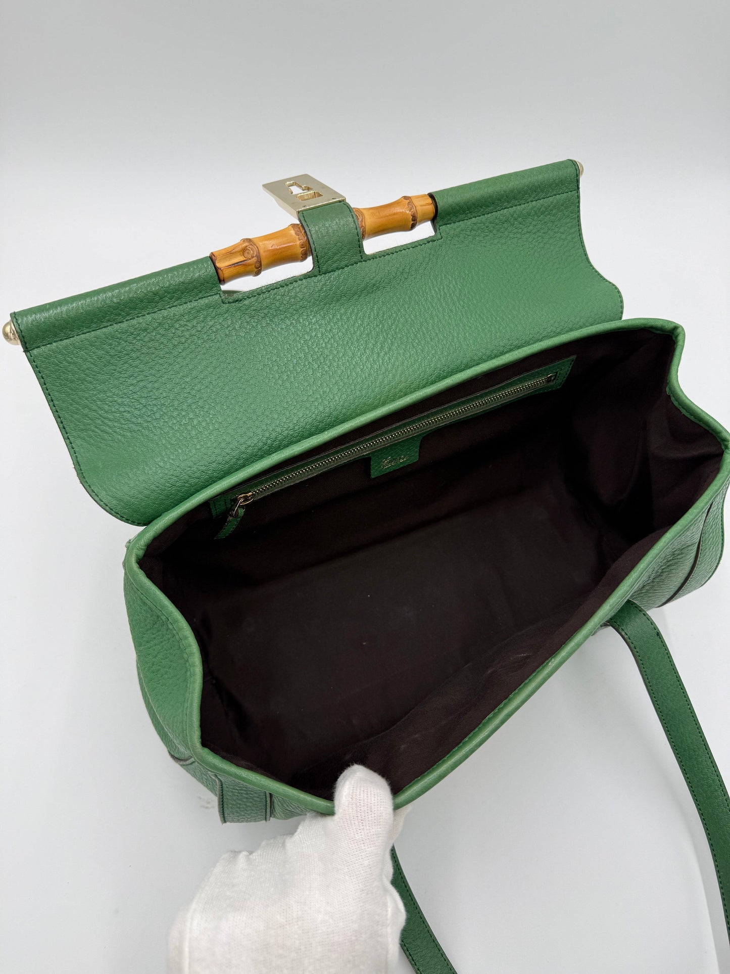 Gucci Borsa a Spalla Bamboo Bullet by Tom Ford Verde - Pally Vintage Closet