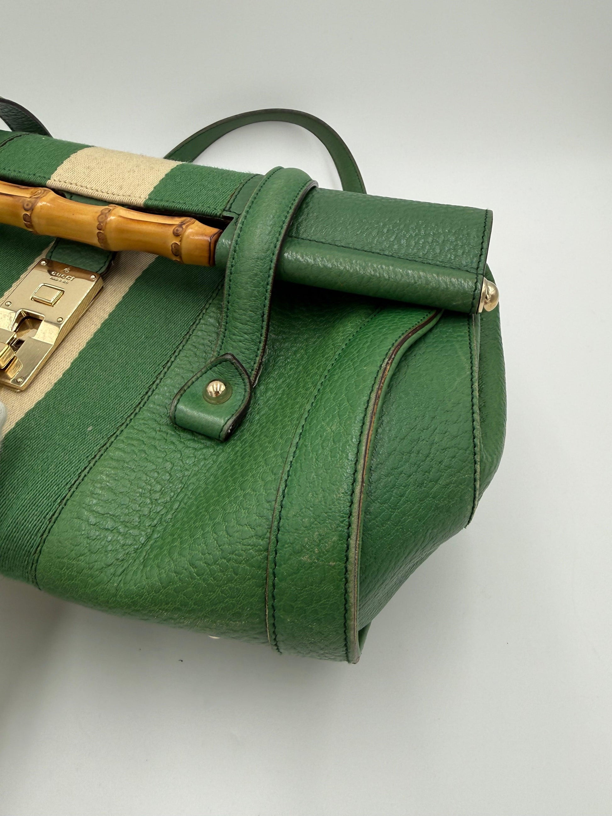 Gucci Borsa a Spalla Bamboo Bullet by Tom Ford Verde - Pally Vintage Closet