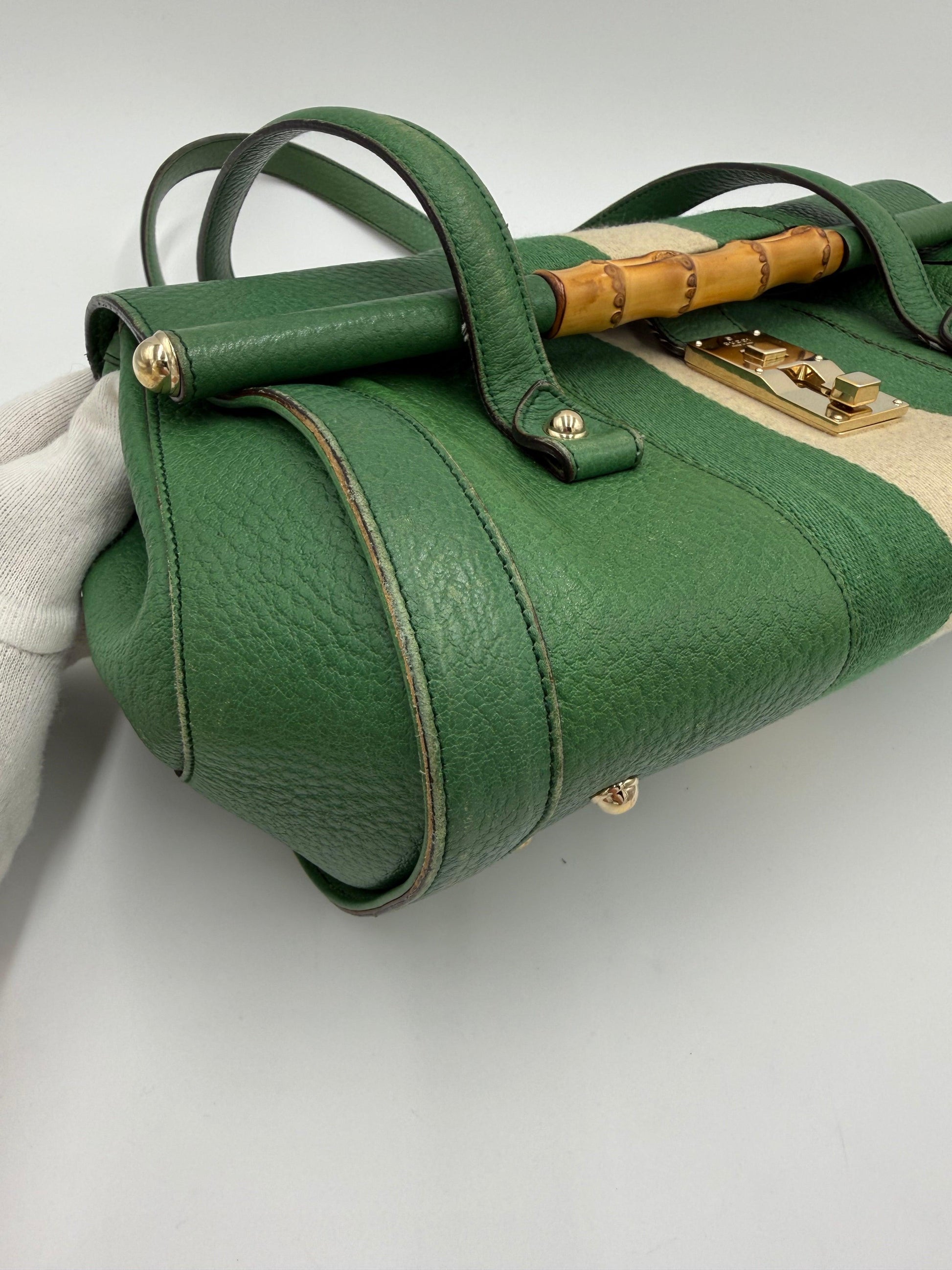 Gucci Borsa a Spalla Bamboo Bullet by Tom Ford Verde - Pally Vintage Closet