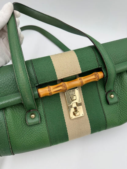 Gucci Borsa a Spalla Bamboo Bullet by Tom Ford Verde - Pally Vintage Closet
