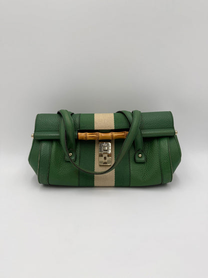 Gucci Borsa a Spalla Bamboo Bullet by Tom Ford Verde - Pally Vintage Closet